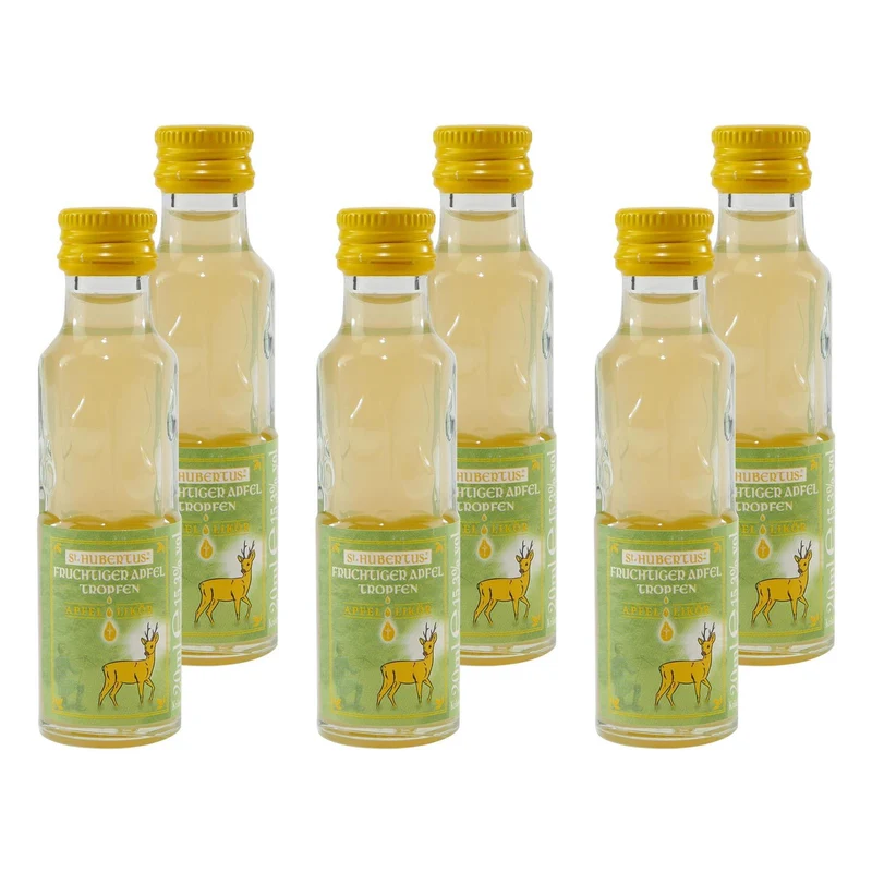 St. Hubertus Fruchtiger Apfel-Tropfen (24 x 0,02L)