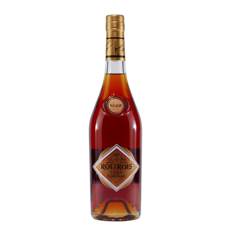 Roi des Rois Cognac V.S.O.P. mit Geschenk-Holzkiste