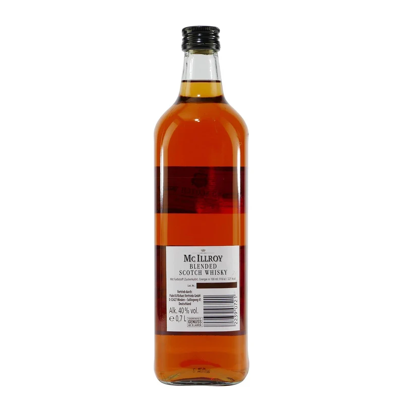Mc Illroy Blended Scotch Whisky mit Geschenk-Holzkiste