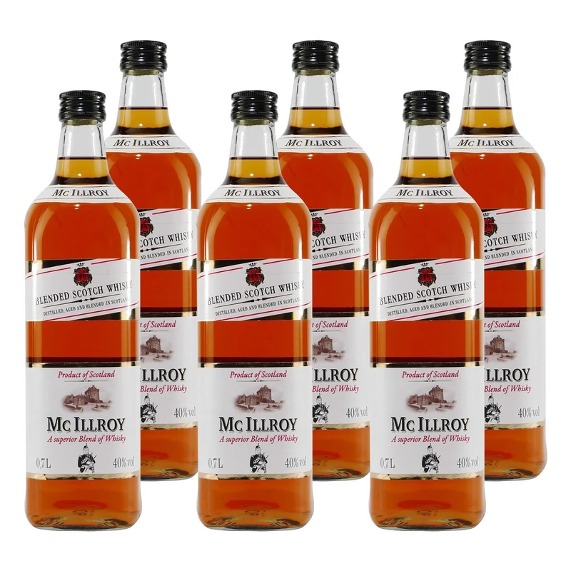 Mc Illroy Blended Scotch Whisky (6 x 0,7L)