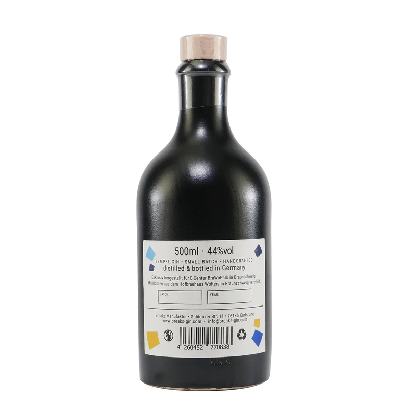 Tempel London Dry Gin mit Geschenk-Holzkiste