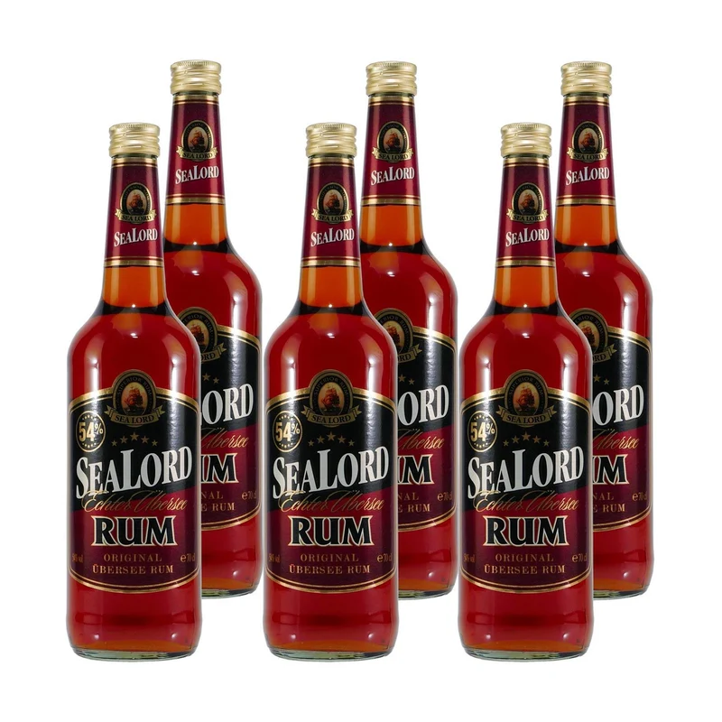Sealord Echter Übersee Rum 54% (6 x 0,7L)