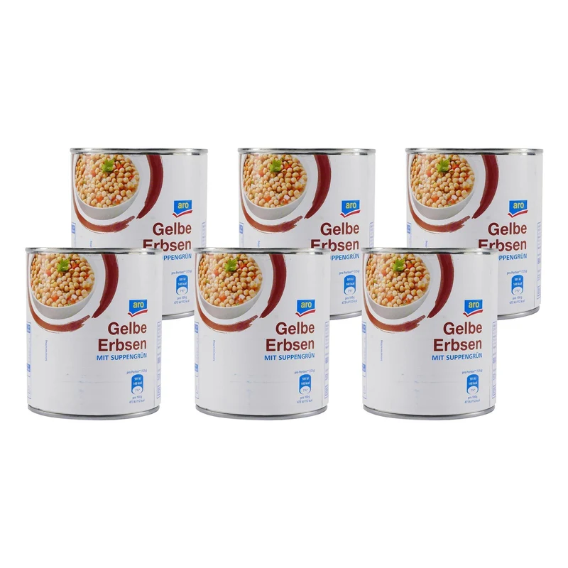 aro Gelbe Erbsen -mit Suppengrün- (12 x 800g)