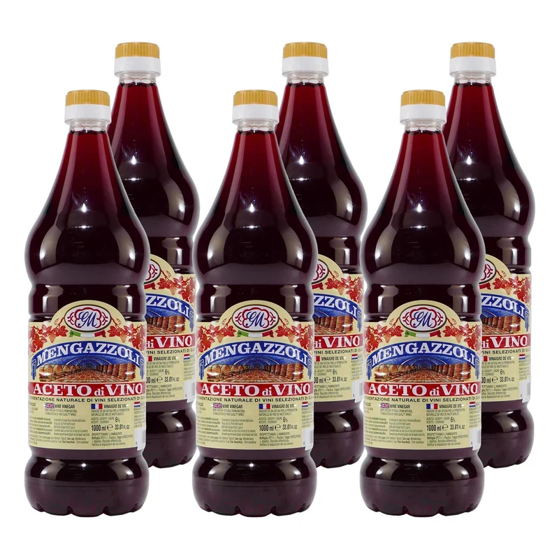 Mengazzoli Rotwein-Essig (12 x 1,0L)