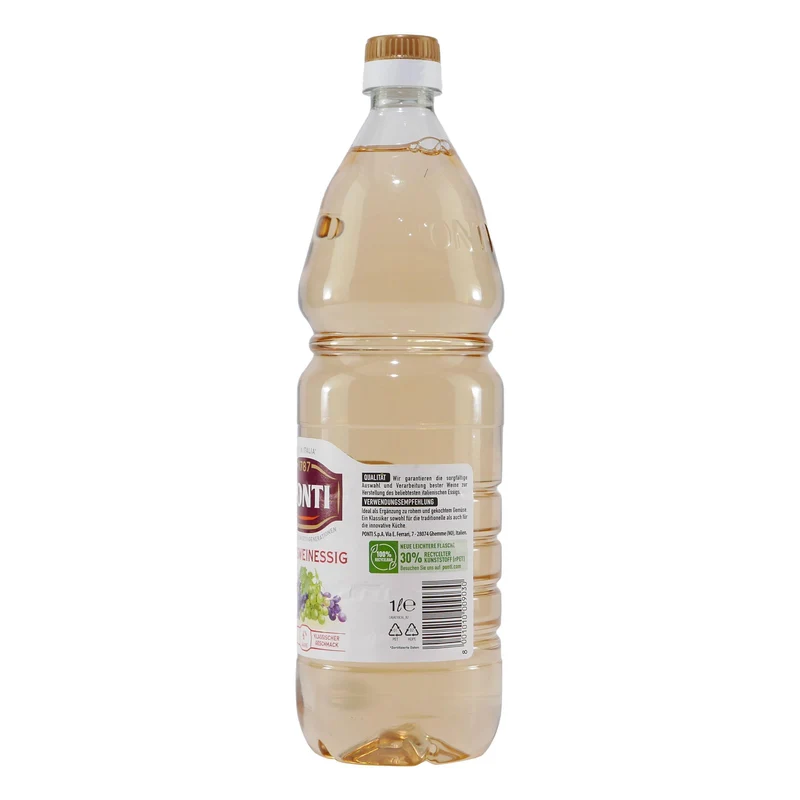 Ponti Weißwein-Essig 6% Säure (12 x 1,0L)