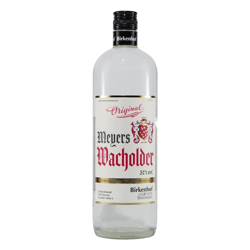 Birkenhof Meyers Wacholder mit Geschenk-Holzkiste