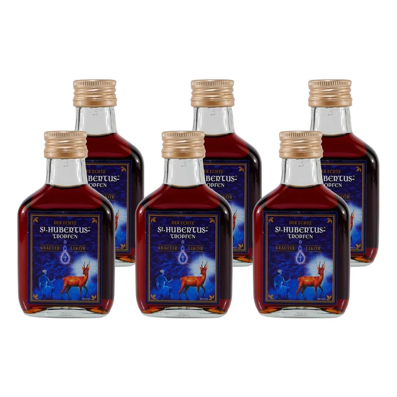 St. Hubertus Tropfen - Kräuter Likör (12 x 0,1L)
