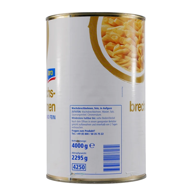 aro Wachsbrechbohnen 4,0KG