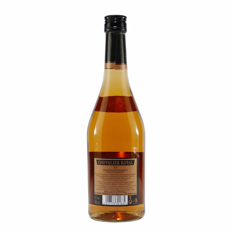 Chevalier Royal Weinbrand V.S. mit Geschenk-Holzkiste