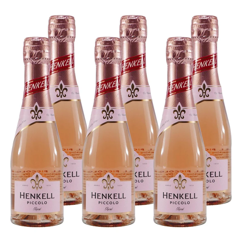Henkell Piccolo Rosé Sekt -trocken- (12 x 0,2L)