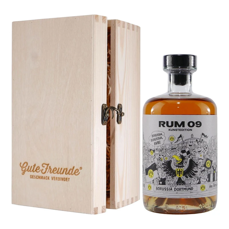 BVB Rum 09 Kunstedition mit Geschenk-Holzkiste