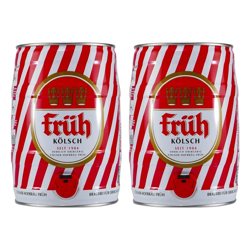Cölner Hofbräu Früh Kölsch Bierfass (2 x 5,0L) EINWEG