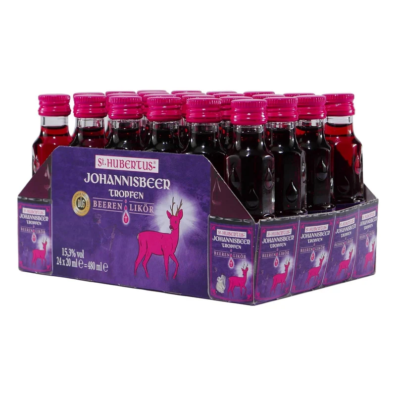 St. Hubertus Johannisbeer-Tropfen (24 x 0,02L)