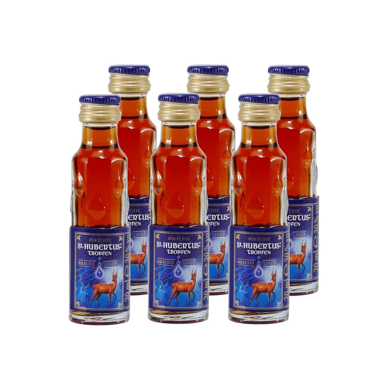 St. Hubertus Tropfen Kräuter-Likör (24 x 0,02L)