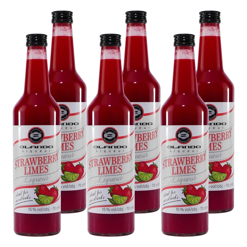 Olando Strawberry-Limes Liqueur (6 x 0,7L)