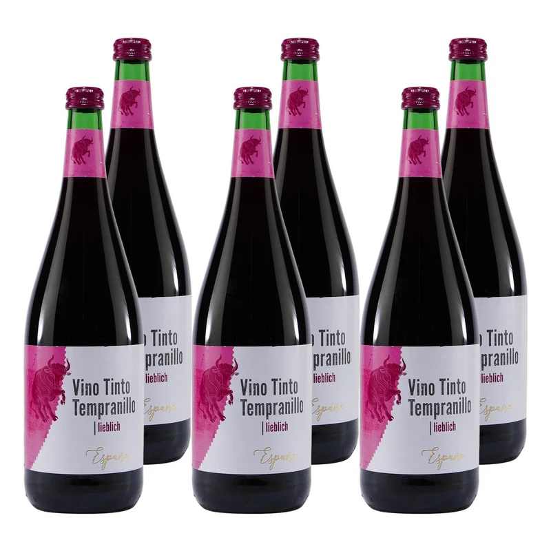 Tempranillo Vino Tinto -lieblich- (6 x 1,0L)