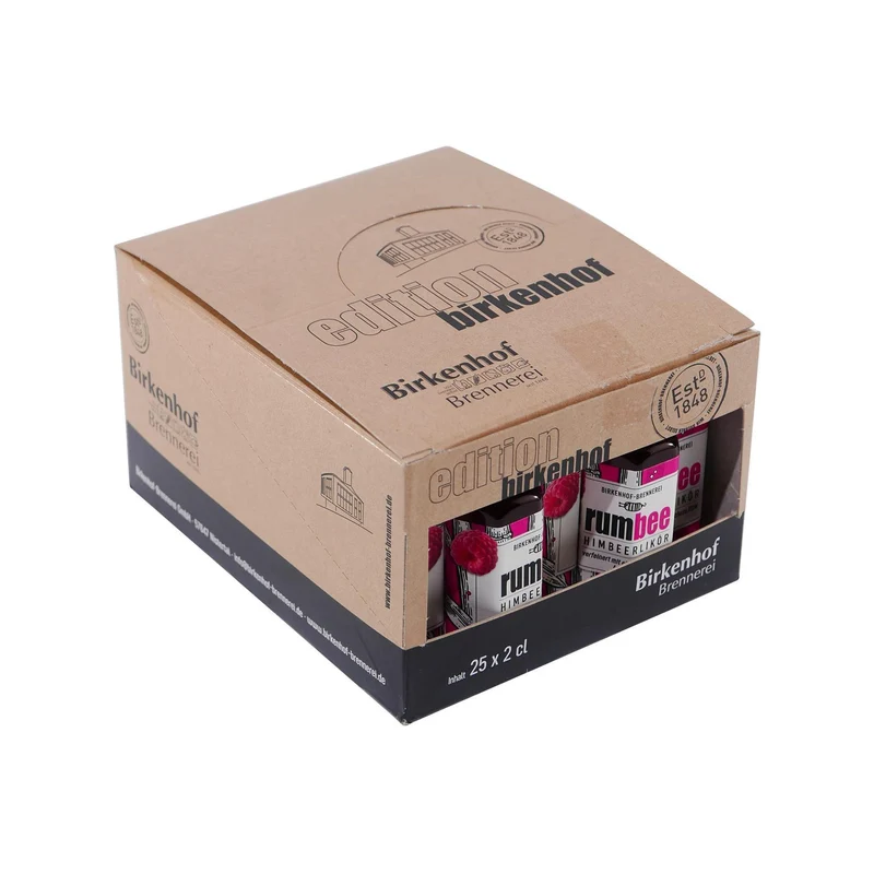 Birkenhof RumBee Himbeerlikör (25 x 0,02L)