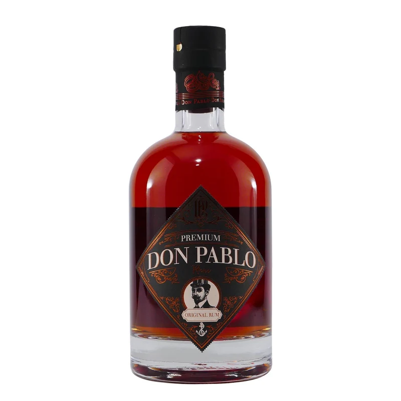 Don Pablo Original Rum mit Geschenk-Holzkiste
