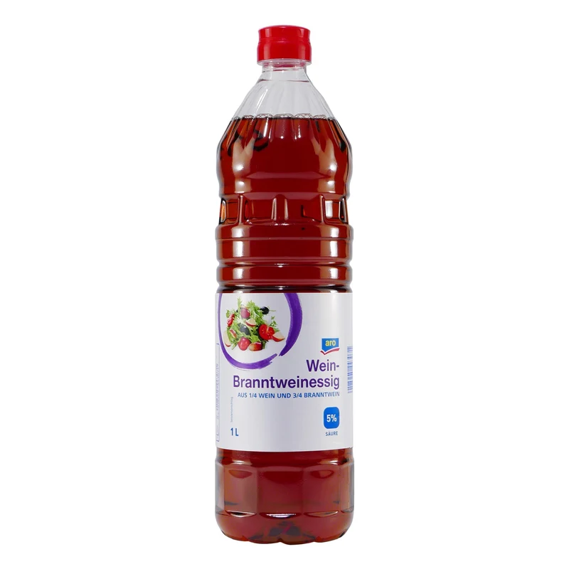 aro Branntweinessig 5% Säure (8 x 1,0L)