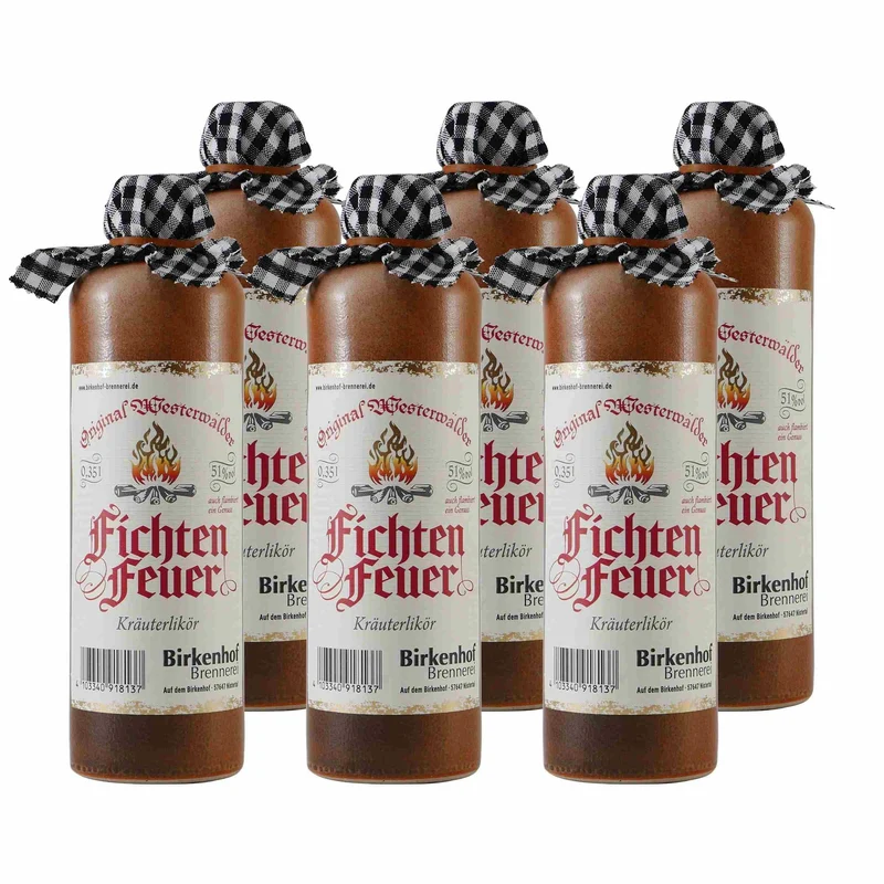 Birkenhof Fichtenfeuer Kräuterlikör (6 x 0,35L)