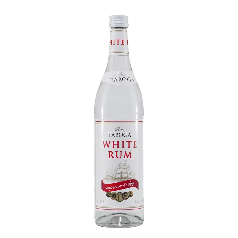 Ron Taboga White Rum mit Geschenk-Holzkiste