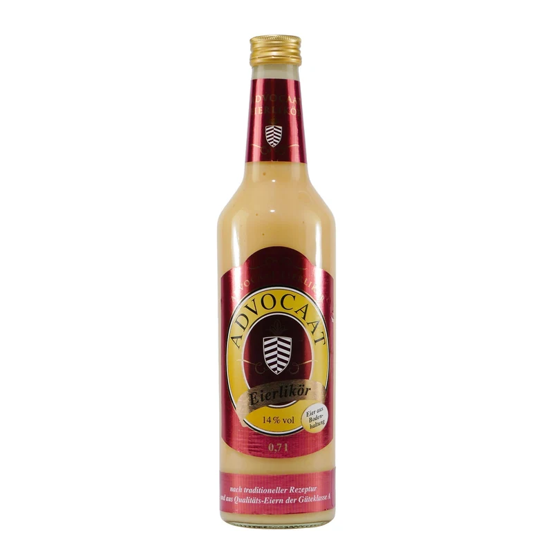 Advocaat Eierlikör 14% (Rot) mit Geschenk-HK