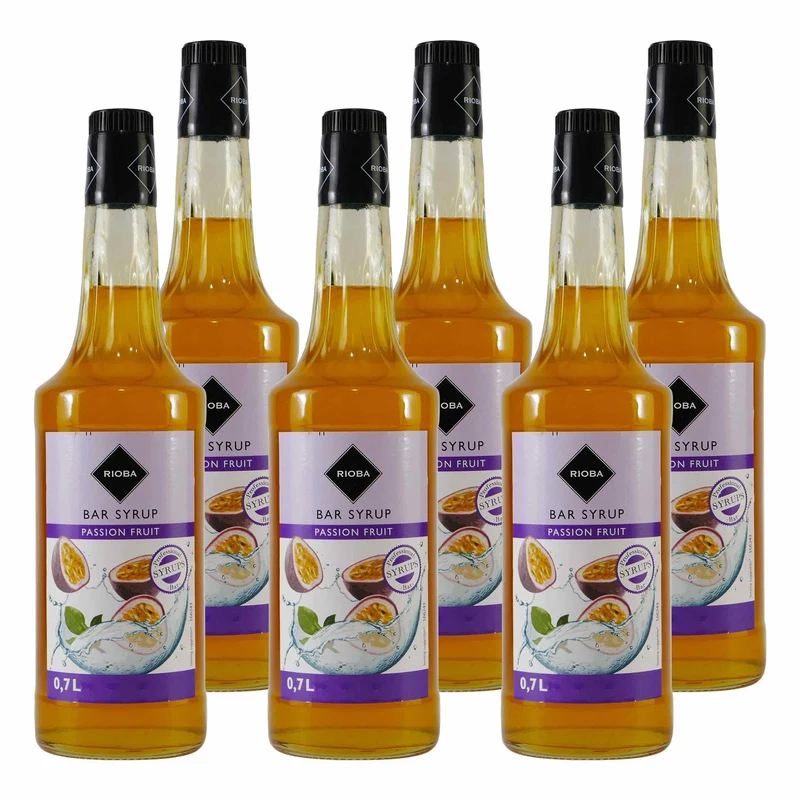 Rioba Passion Fruit (Maracuja) Syrup (6 x 0,7L)