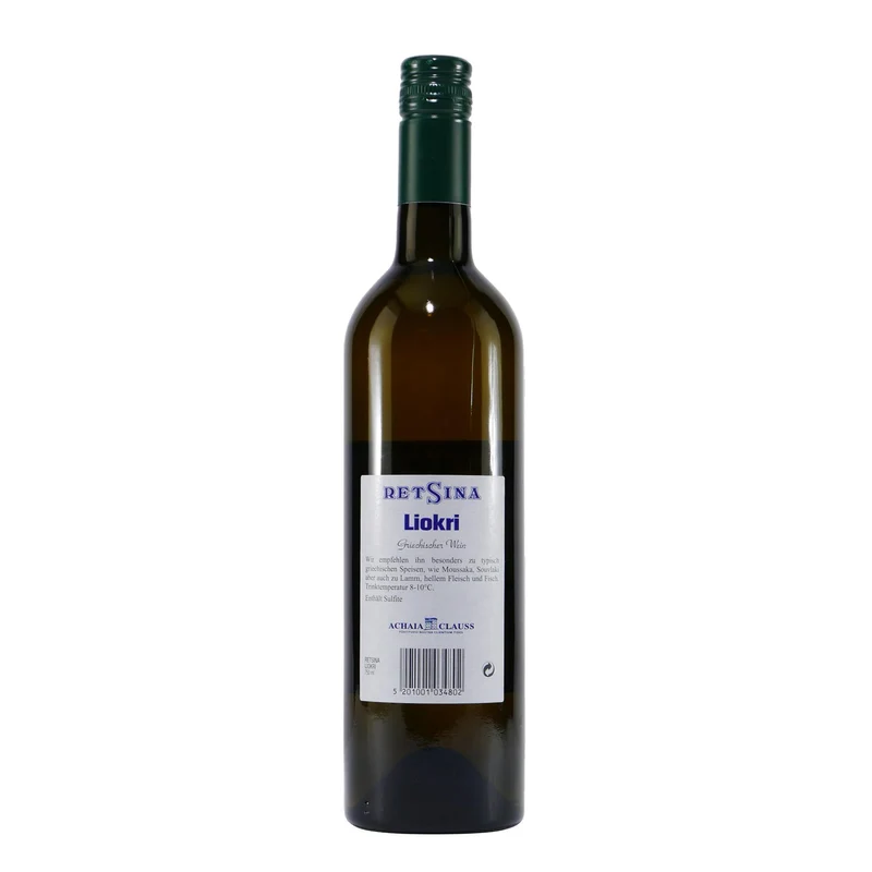 Achaia Clauss Liokri Retsina Weißwein (6 x 0,75L)