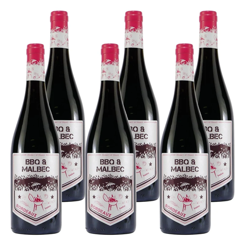 BBQ & Malbec Bordeaux AOP -trocken- (6 x 0,75L)