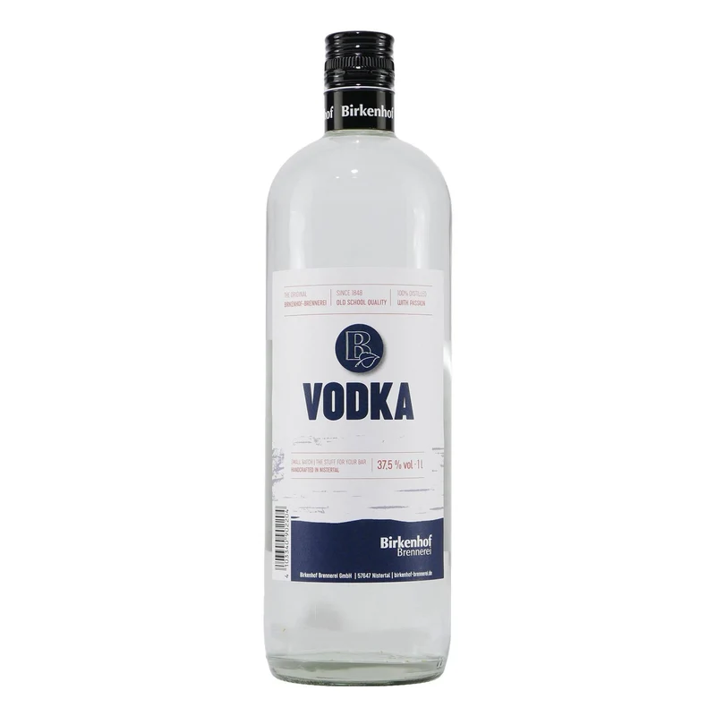 Birkenhof Vodka mit Geschenk-Holzkiste