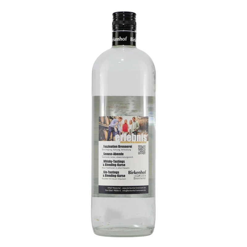 Birkenhof Vodka mit Geschenk-Holzkiste