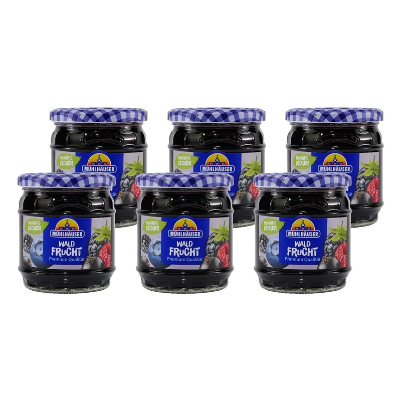 Mühlhäuser Waldfrucht Konfitüre (8 x 0,45 Kg)