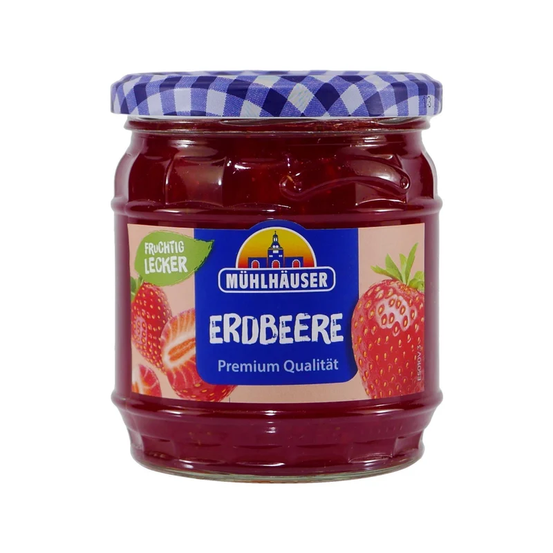 Mühlhäuser Erdbeer Konfitüre (8 x 0,45 Kg)