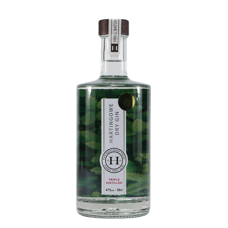 Hartingowe Pinsapo Dry Gin mit Geschenk-Holzkiste