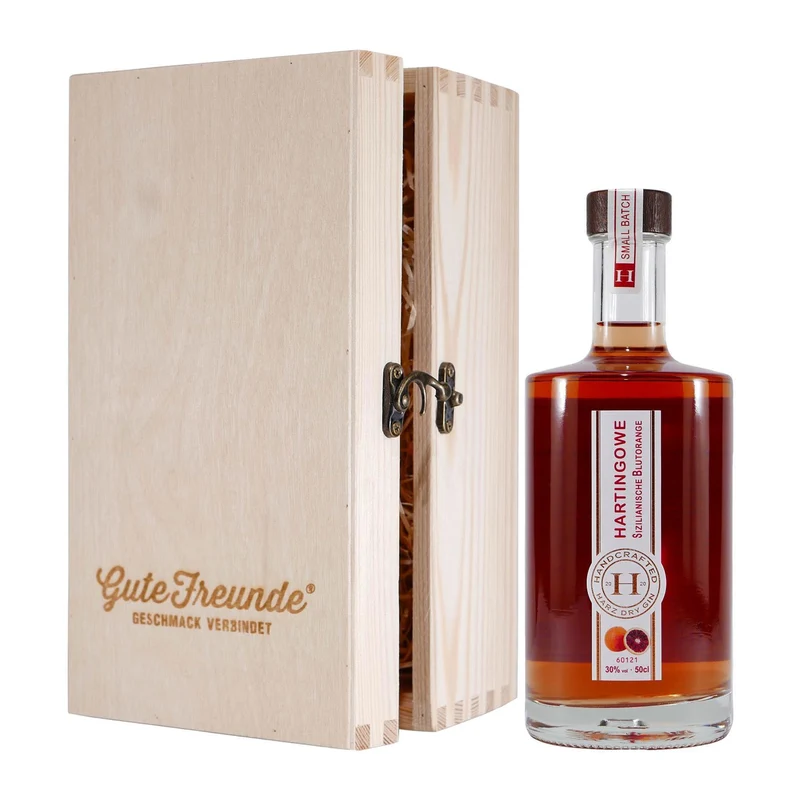 Hartingowe Sizilianische Blutorange Gin-Likör mit Geschenk-HK