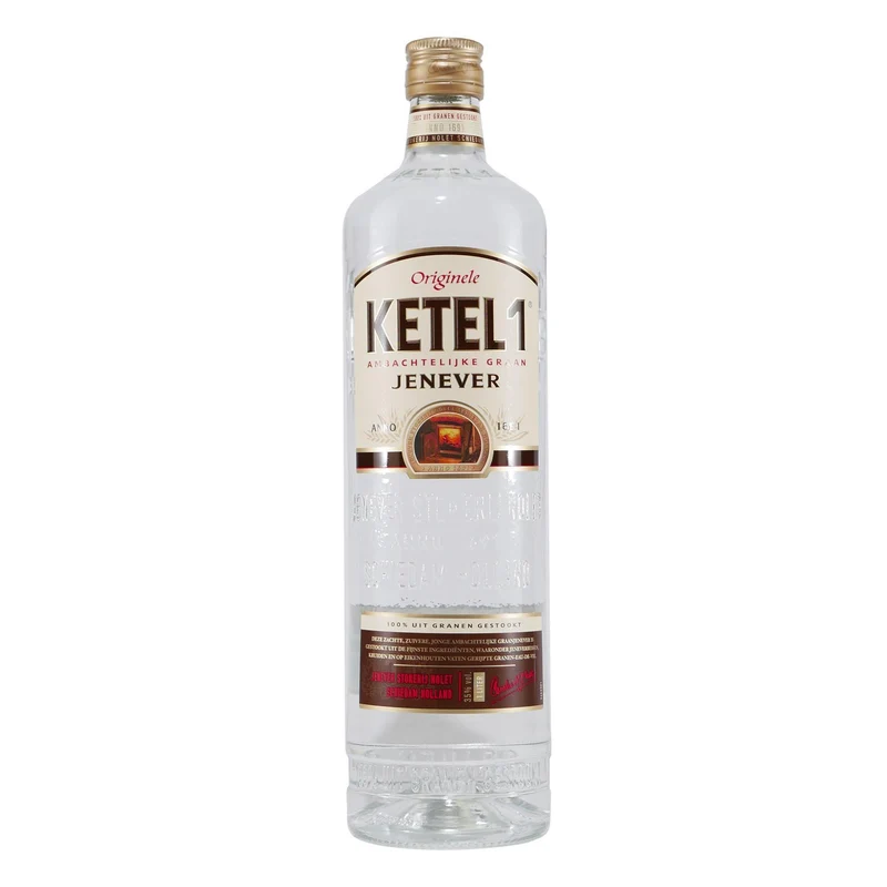 Ketel 1 Jenever mit Geschenk-Holzkiste