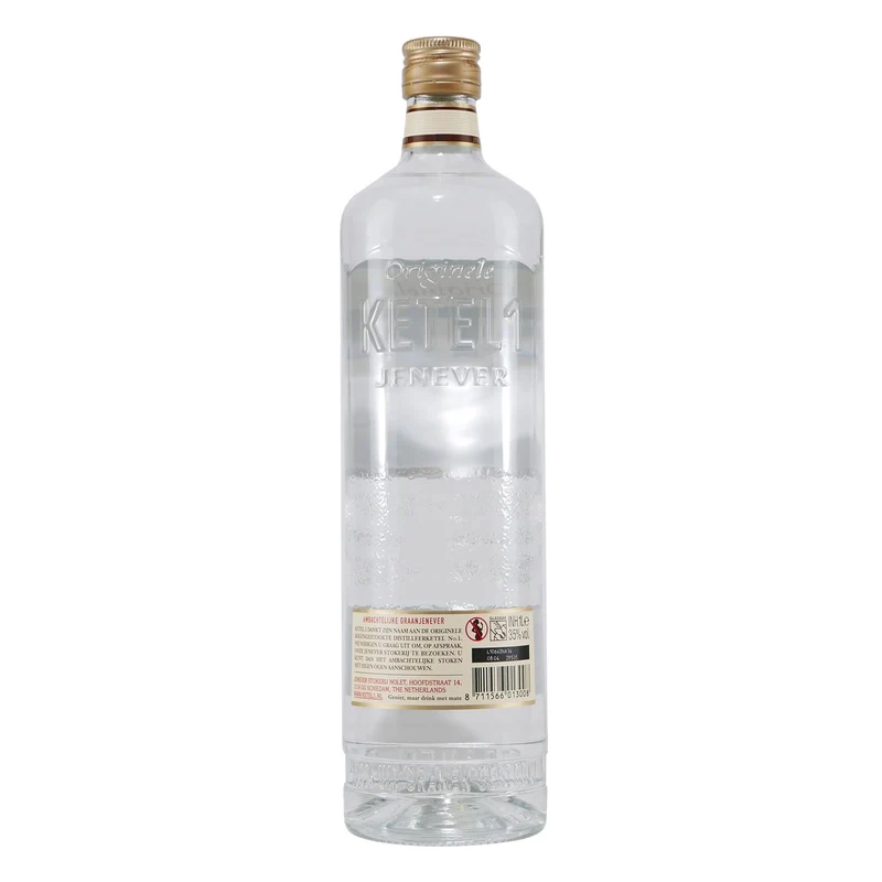 Ketel 1 Jenever mit Geschenk-Holzkiste