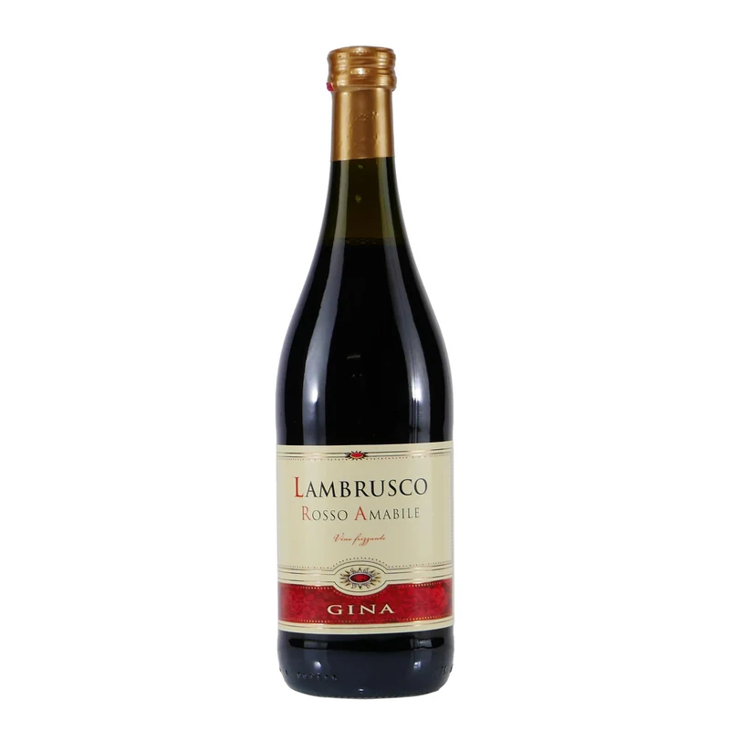 Gina Lambrusco Rosso Amabile -lieblich- (6 x 0,75L)