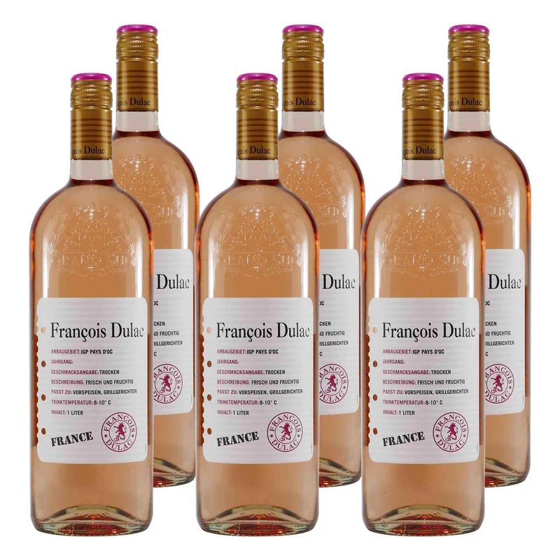 Francois Dulac Rosé IGP -trocken- (6 x 1,0L)