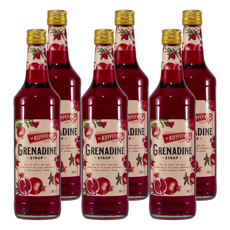 De Kuyper Grenadine Syrup (6 x 0,7L)