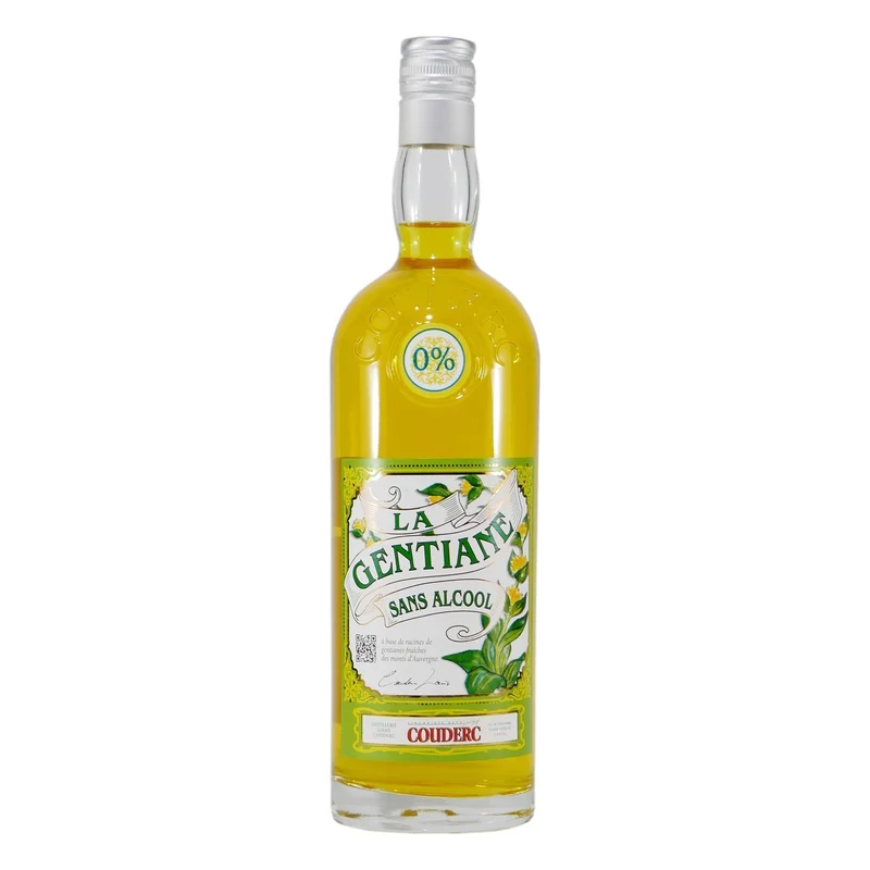 Couderc Gentiane Sans Alcool mit Geschenk-Holzkiste EINWEG