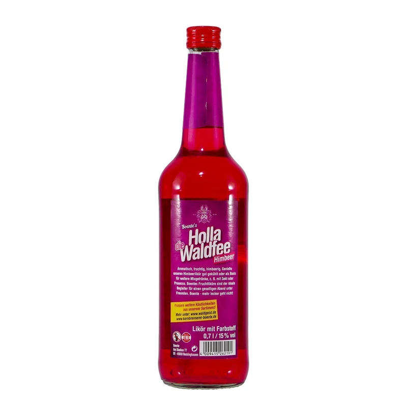 Boente Holla die Waldfee Himbeerlikör (6 x 0,7L)
