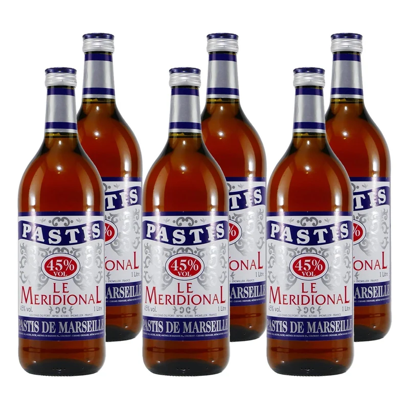Pastis de Marseille Le Meridional Anislikör (6 x 1,0L)