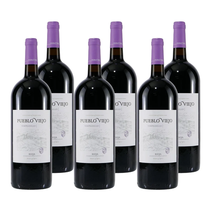 Pueblo Viejo Tempranillo DOC -trocken- (6 x 1,5L)