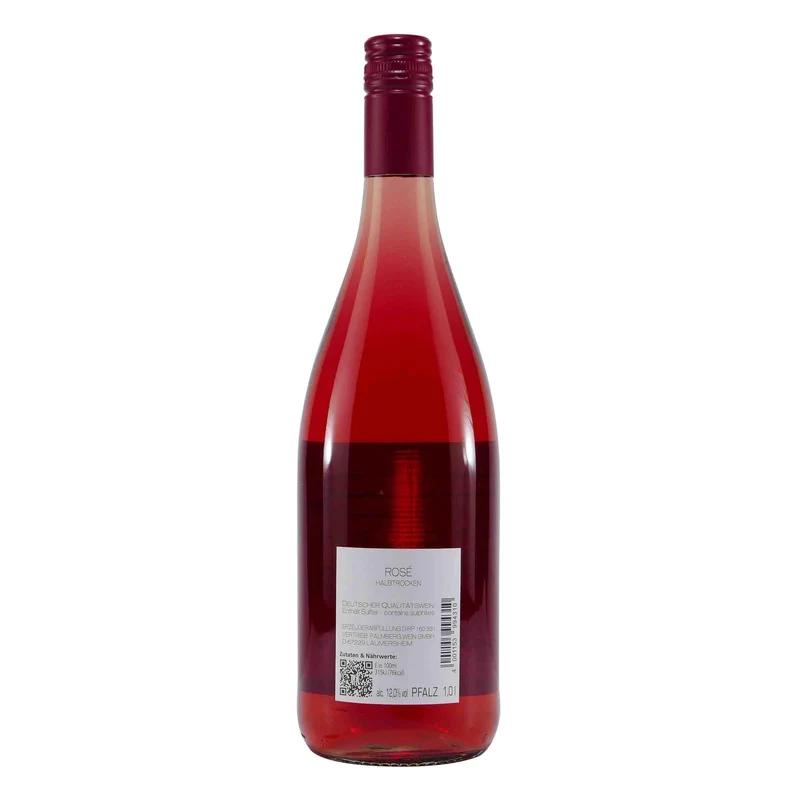 Palmberg Rosé QbA -halbtrocken- (6 x 1,0L)
