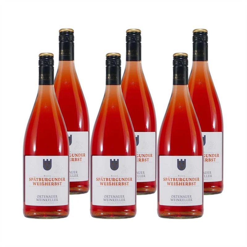 Spätburgunder Weißherbst Roséwein Baden -trocken- (6 x 1,0L)