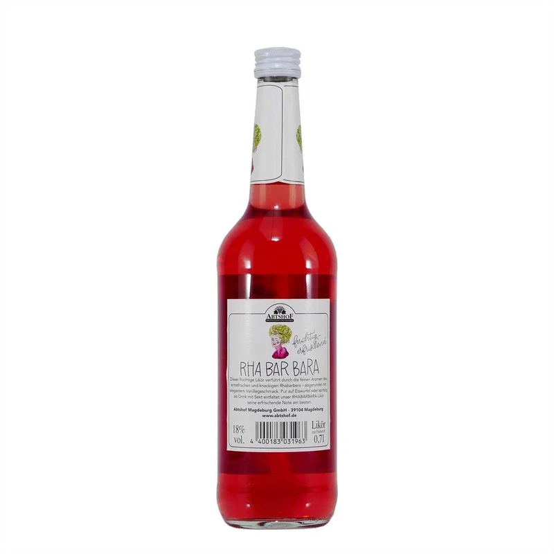 Abtshof Rha Ba Bara-Likör mit Geschenk-Holzkiste