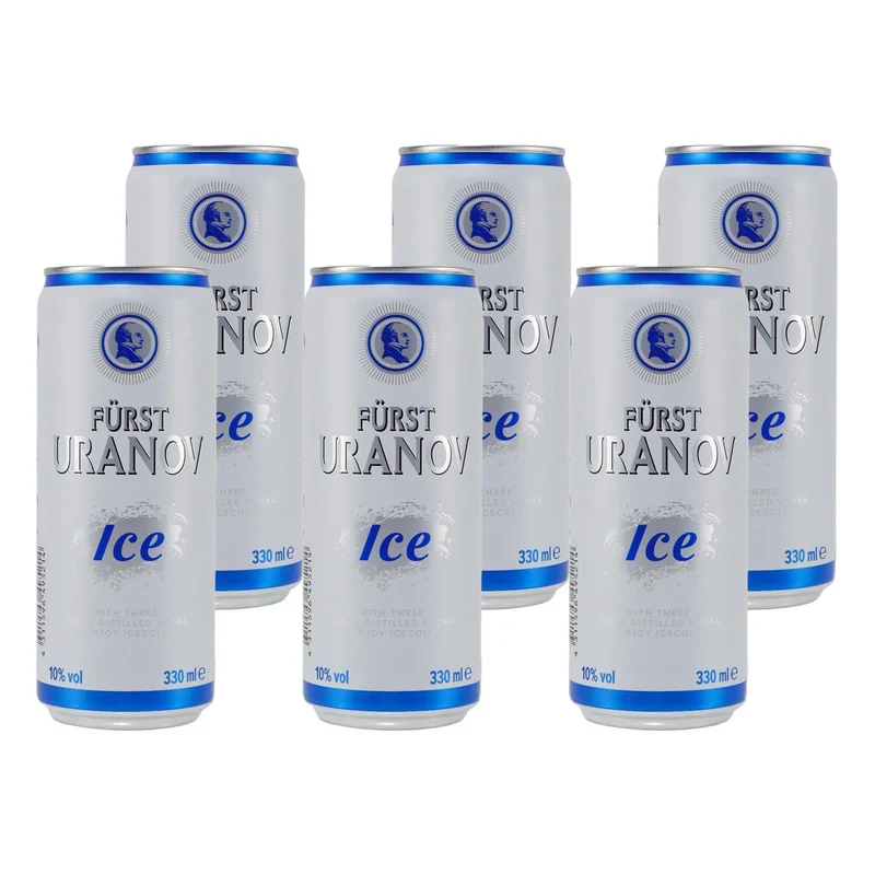 Fürst Uranov ICE Vodka (12 x 0,33L) EINWEG