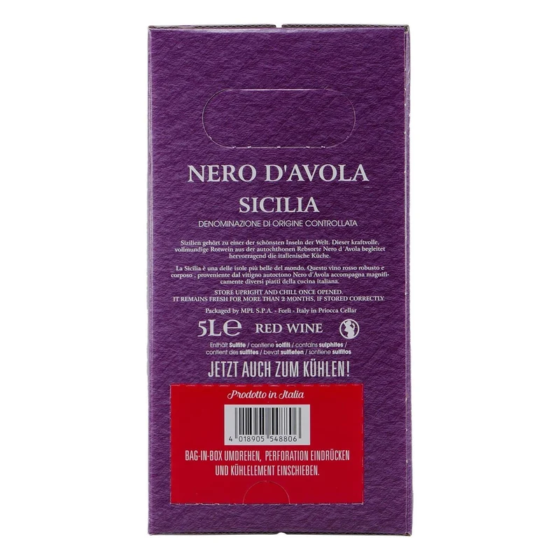 Casalina di Siziano Nero d´Avola trocken- 5L BIB
