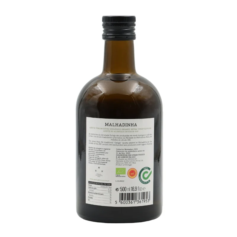 Malhadinha Azeite Extra Virgem Orgânico